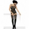 Bodystocking F204 Negro