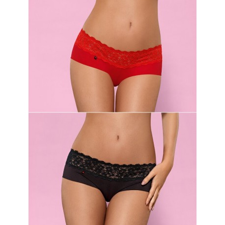 Lacea Shorties Duo-Pack Noir Et Rouge