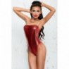 Fanny Strapless Body Rojo