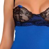 Camisa De Noite Shirley Chemise Dark Blue