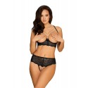 Pearlove Conjunto de Lingerie Preto - 2 pcs